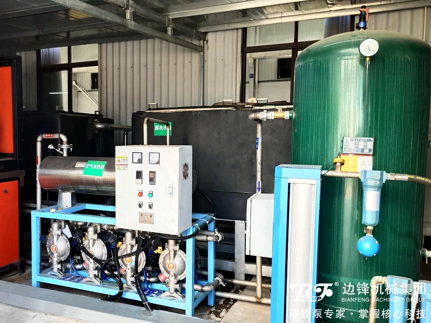 邊鋒大流量隔膜泵高壓輸送方案，為工業(yè)設(shè)備清洗排憂解難